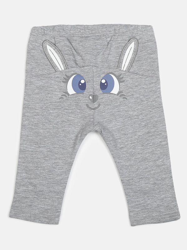 Fleece Long Trousers -Grey image number 1